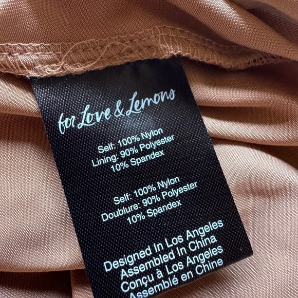 For Love And Lemons Black Lace Mini Dress - Picture 7 of 7